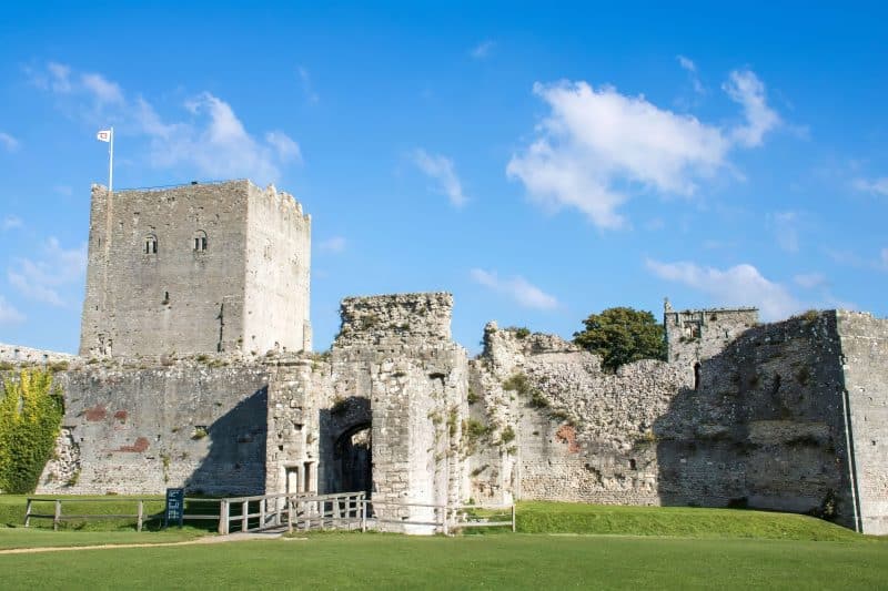 Originally,Built,In,The,Late,3rd,Century,Portchester,Castle,Hampshire